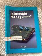 Informatie Management - Roel Grit, Boeken, Informatica en Computer, Ophalen of Verzenden, Gelezen, Vakgebied of Industrie