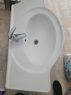 Wastafel met Grohe kraan, Ophalen, 50 tot 100 cm, Zo goed als nieuw, Minder dan 100 cm
