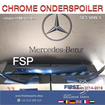 W205 CHROME SIERLIJST AMG VOORBUMPER Mercedes C Klasse 2014- beschikbaar voor biedingen