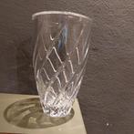 Prachtige kristallen vaas met mooie vorm, afmetingen 18,5 x, Ophalen of Verzenden