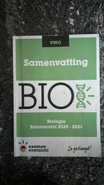 ExamenOverzicht - Samenvatting Examenstof Biologie VWO, Boeken, Schoolboeken, Nederlands, Ophalen of Verzenden, Zo goed als nieuw