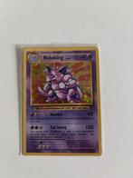 Nidoking Pokemon Kaart - Glanzend!, Ophalen of Verzenden, Gebruikt, Losse kaart, Foil