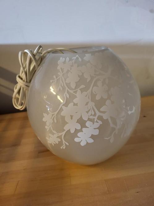 Ikea Knubbig Tafellamp groot, Huis en Inrichting, Lampen | Tafellampen, Gebruikt, Minder dan 50 cm, Glas, Ophalen of Verzenden