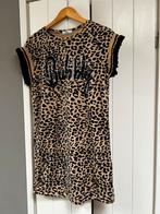 Leopard jurk van May - Maat S/M, Kleding | Dames, Jurken, Beige, Ophalen of Verzenden, Zo goed als nieuw, Maat 36 (S)