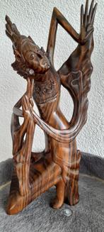 Djanger danseres bali  coromandelhout  34 cm, Antiek en Kunst, Verzenden