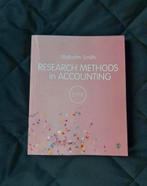 Research Methods in Accounting Malcolm Smith studieboek, Ophalen of Verzenden, Beta, Zo goed als nieuw