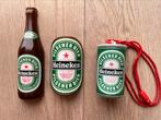2 flesopeners en blikje aan koord Heineken, Ophalen of Verzenden, Zo goed als nieuw, Heineken