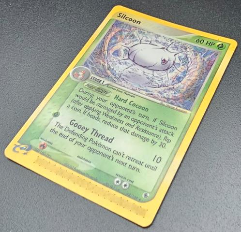 Pokemon Kaart EX Ruby & Sapphire Silcoon 43/109 RS 43, Hobby en Vrije tijd, Verzamelkaartspellen | Pokémon, Zo goed als nieuw