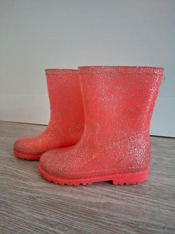 HEMA laarzen roze met glitter maat 26/27 beschikbaar voor biedingen