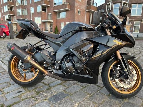 Kawasaki ZX10R 2009 Zwart/Goud, Motoren, Motoren | Kawasaki, Particulier, Super Sport, meer dan 35 kW, 4 cilinders, Ophalen
