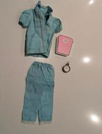 Vintage Barbie outfit pyjama #1601 compleet, Ophalen of Verzenden, Gebruikt