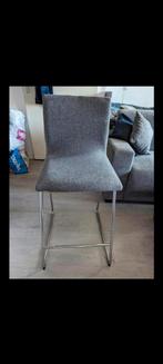 2 Grijze IKEA Stoelen, Huis en Inrichting, Stoelen, Ophalen, Twee, Zo goed als nieuw, Metaal