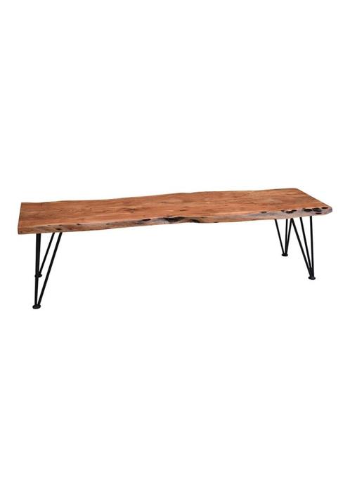 OHNO Furniture Ewen Eetkamerbank - Zwart, Huis en Inrichting, Banken | Bankstellen, Nieuw, Rechte bank, Hout, Ophalen of Verzenden