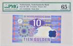 Nederland 10 Gulden 1997 ijsvogel PMG65 EPQ, Ophalen of Verzenden, 10 gulden, Los biljet