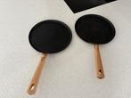 BK pannenkoeken/crepepannen, Huis en Inrichting, Ophalen of Verzenden, Gebruikt, Gietijzer, Koekenpan of Braadpan