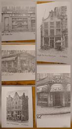 5 prenten van cafés in Amsterdam, Ophalen of Verzenden, 1980 tot heden, Zo goed als nieuw