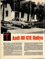 Autokampioen test Audi 80 GTE Augustus 1976, Audi, Gelezen, Verzenden