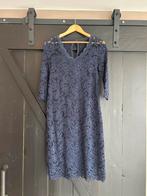 Elegante blauwe zwangerschapsjurk - fotoshoot klaar!, Maat 38/40 (M), Blauw, Ophalen of Verzenden, Zo goed als nieuw