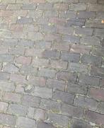 Oud gebakken klinkerkeien (50m2) uiterlijk 9 aug. ophalen., Keramiek, Klinkers, Ophalen of Verzenden, Zo goed als nieuw