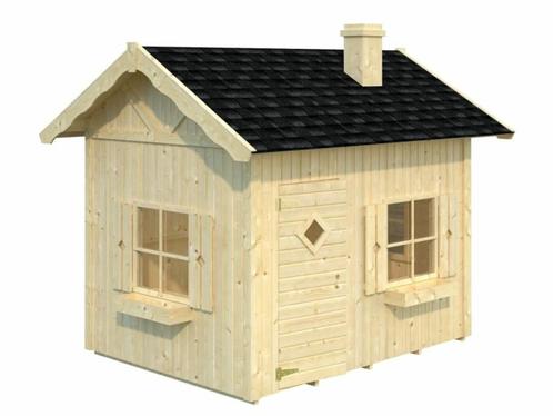 Houten speelhuisje Missy Fenna Premium 16 mm dikke wanden, Kinderen en Baby's, Speelgoed | Buiten | Speelhuisjes, Nieuw, Hout