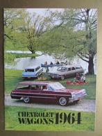 1964 CHEVROLET STATION WAGONS brochure, Engels, Ophalen of Verzenden, Zo goed als nieuw, Chevrolet