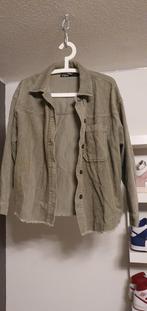 Zara rib overshirt blouse / jasje groen maat M, Ophalen of Verzenden, Zo goed als nieuw, Maat 38/40 (M), Groen