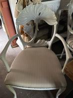 6 Italiaanse Eetkamerstoelen, Ophalen, Gebruikt, Wit, Hotelchique
