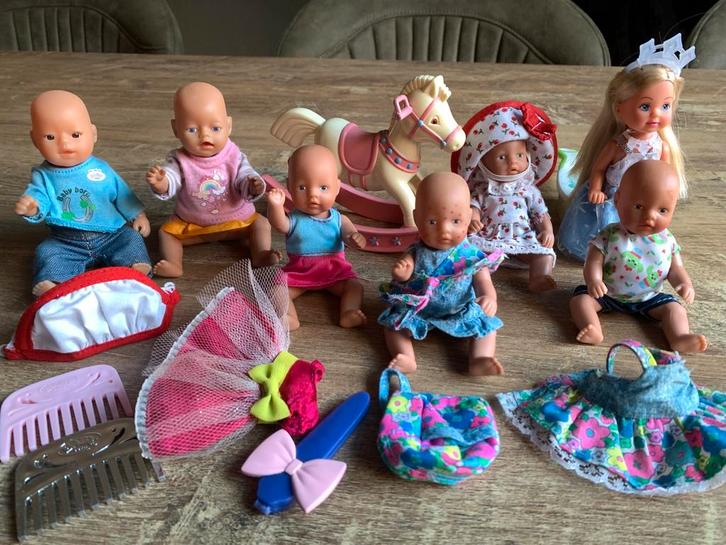 Mini baby born popjes, Kinderen en Baby's, Speelgoed | Poppen, Zo goed als nieuw, Babypop, Ophalen of Verzenden
