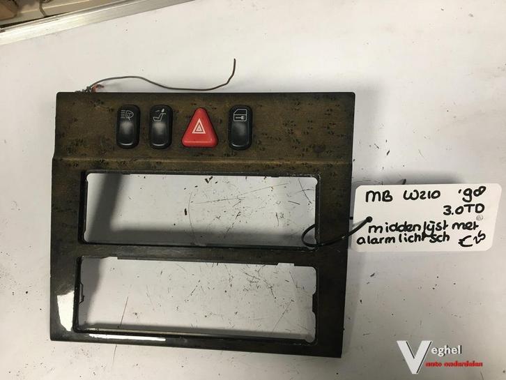 Mercedes W210 1998 Alarmlichtschakelaar Raamvergrendelingsch, Auto-onderdelen, Dashboard en Schakelaars, Gebruikt, Ophalen of Verzenden