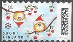 FINLAND € 1,50 Kerstzegel - Kerst-uilen in boom - 2023, Postzegels en Munten, Postzegels | Europa | Scandinavië, Ophalen of Verzenden