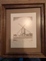 Ets van Andre Wellens - Molen Berg Tessenderlo, Antiek en Kunst, Kunst | Etsen en Gravures, Ophalen of Verzenden