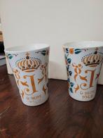 Herinneringsbeker Juliana 1948 2 stuks, Verzamelen, Ophalen, Gebruikt, Servies