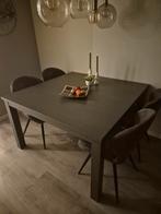 Eettafel 130 x 130 cm, Ophalen, Gebruikt, Vierkant, Vijf personen of meer