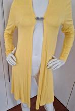 ZOMERVEST VISCOSE GEEL HALFLANG MT 38 ORSAY, Ophalen of Verzenden, Zo goed als nieuw, Maat 38/40 (M), Geel