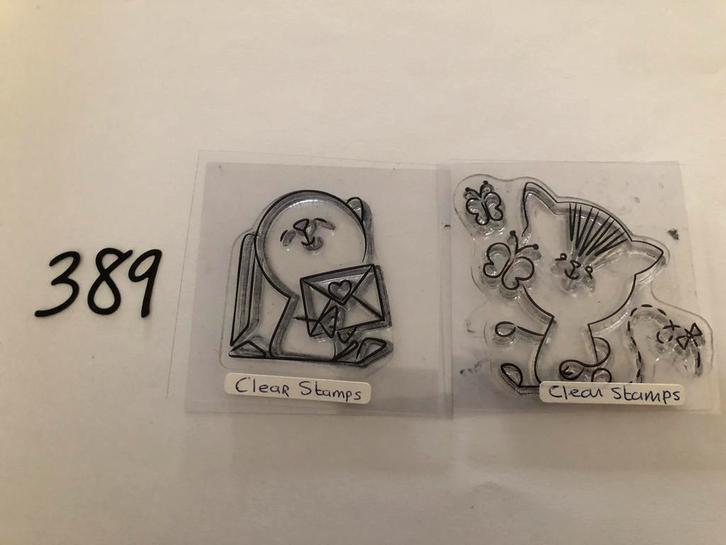 Stempels deel 10, Hobby en Vrije tijd, Stempelen, Zo goed als nieuw, Clearstamp, Ophalen of Verzenden