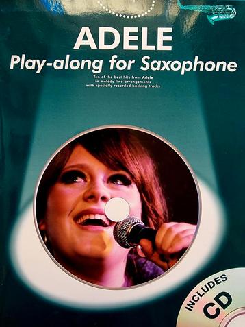 Adele Play Along + Cd. Voor Saxofoon. Nieuwstaat ongebruikt. beschikbaar voor biedingen