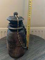 Oud houten kruikje, Overige materialen, Overige kleuren, Ophalen of Verzenden, Zo goed als nieuw