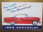1955 CHEVROLET folder, Engels, Boeken, Chevrolet, Ophalen of Verzenden, Zo goed als nieuw