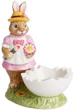 Villeroy & Boch Bunny Tales eierdopje Anna nieuw 9x5x10 cm, Ophalen of Verzenden, Nieuw, Porselein, Beeldje(s)