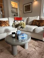 Grijze Ronde Salontafel / Bijzettafel - 66cm, Ophalen, Overige materialen, Rond, 50 tot 100 cm