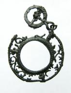 Insigne Omlijsting 1375-1425 Tin Ø37,6mm Hoorn  a207, Antiek en Kunst, Antiek | Tin, Ophalen of Verzenden