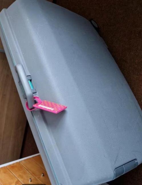 Samsonite hardshell koffer grijs, Sieraden, Tassen en Uiterlijk, Koffers, Gebruikt, Hard kunststof, 70 cm of meer, 45 tot 55 cm