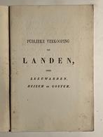 1940. PUBLIEKE VERKOOPING VAN HEEREN- EN BURGERHUIZEN EN WON, Verzenden, 20e eeuw of later, Zo goed als nieuw