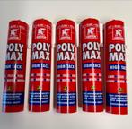 Poly Max High Tack kit wit 5 stuks, Overige materialen, Nieuw, Minder dan 5 m², Ophalen