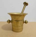 Brons - vijzel met stamper [1108], Antiek en Kunst, Antiek | Koper en Brons, Ophalen