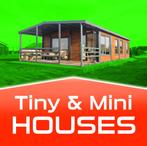 Tiny House Huis mini Bungalow Chalet Tinyhuis Tinyhouse tuin, Huizen en Kamers, 45 m², 2 slaapkamers, Amsterdam, Overige soorten