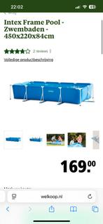 Intex zwembad 4.50x 2.20x 84cm hoog, Ophalen, Gebruikt, 200 tot 300 cm, 80 tot 120 cm