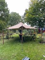 Stretchtent huren te huur 5x7,5 m, Ophalen, Zo goed als nieuw, 6 meter of meer