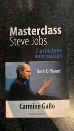 Masterclass Steve Jobs, ‘Think Different’, Ophalen of Verzenden, Zo goed als nieuw, Carmine Gallo