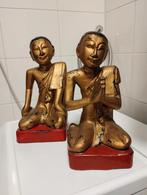 Antiek Myanmar Birmees Mandalay monniken, Antiek en Kunst, Ophalen of Verzenden